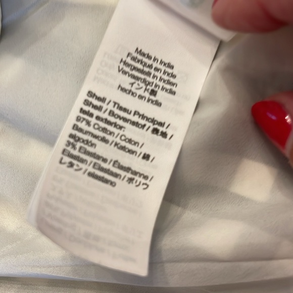 J.Crew, size 12, navy and white gingham, ruffled mini dress - Picture 9 of 9